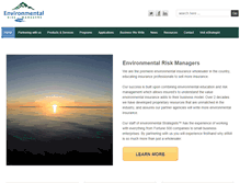 Tablet Screenshot of environmentalriskmanagers.com